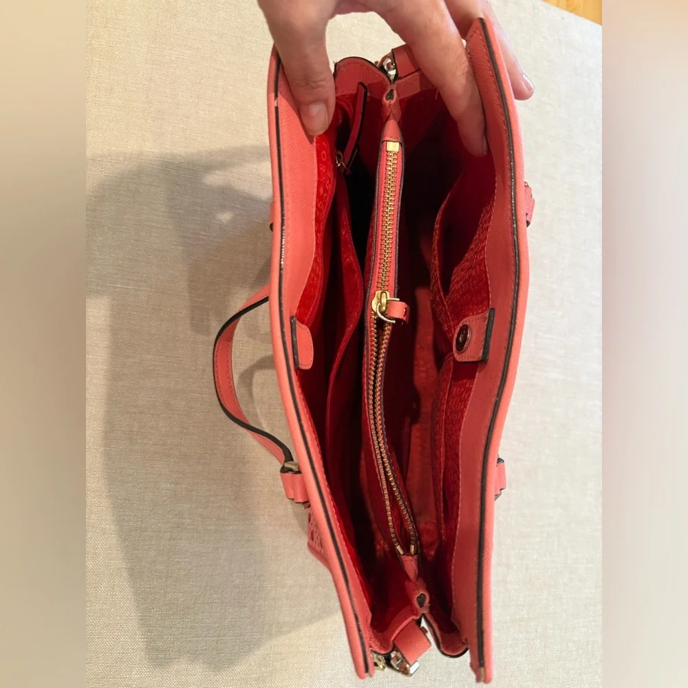 Kate Spade romy newbury lane caning leather satchel tote - Picture 5 of 12